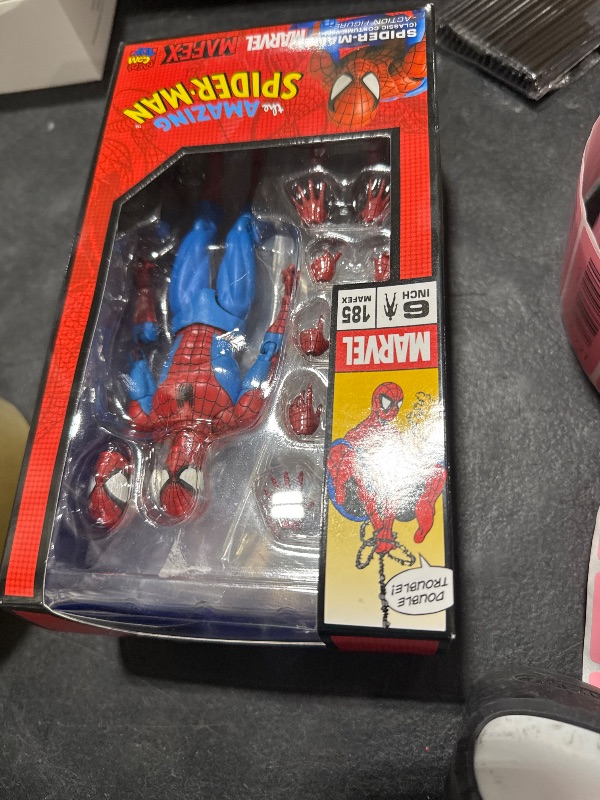 Photo 1 of ????????(MEDICOM TOY) MAFEX No.185 Spider-Man Spider-Man (Classic Costume Ver.) Total Height Approx. 6.1 inches (155 mm), Non-Scale, Pre-Painted Action Figure