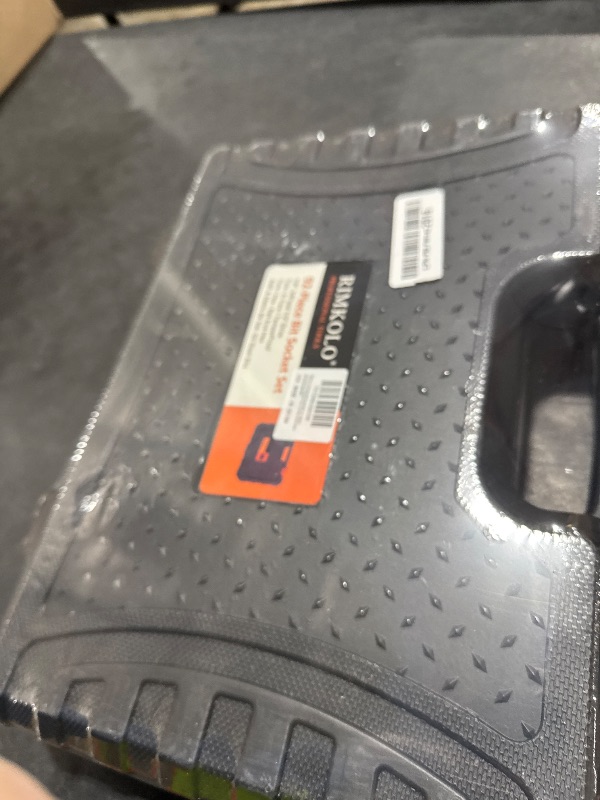 Photo 1 of RIMKOLO 92-Piece Allen and Torx Bit Socket Set, 1/4" 3/8" and 1/2" Drive Tamper Proof Torx/Hex SAE & Metric Bit Set