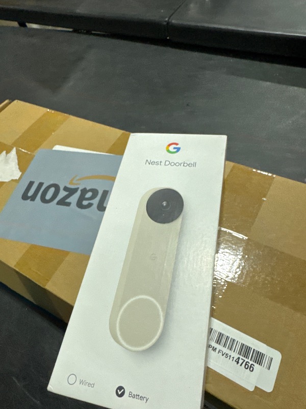 Photo 1 of Google Nest Doorbell (Battery) - Linen