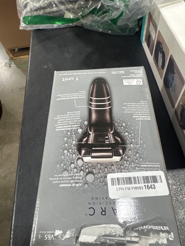 Photo 1 of Panasonic ARC5 Electric Razor for Men with Pop-Up Trimmer, Wet/Dry 5-Blade Electric Shaver with Intelligent Shave Sensor and Multi-Flex Pivoting Head – ES-LV65-S (Silver)