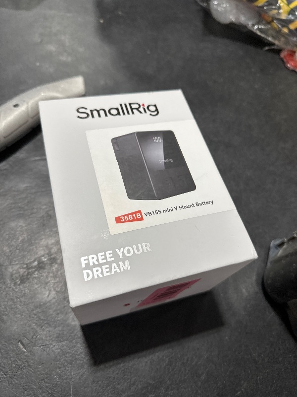 Photo 1 of SMALLRIG V Mount Battery VB155, 155Wh / 10500mAh V Mount Battery with 100W Output, 3H Full Charge, with USB-C, D-TAP, USB-A, Dual DC Ports, OLED Screen, for Camera, Camcorder, Monitor, Video Light
