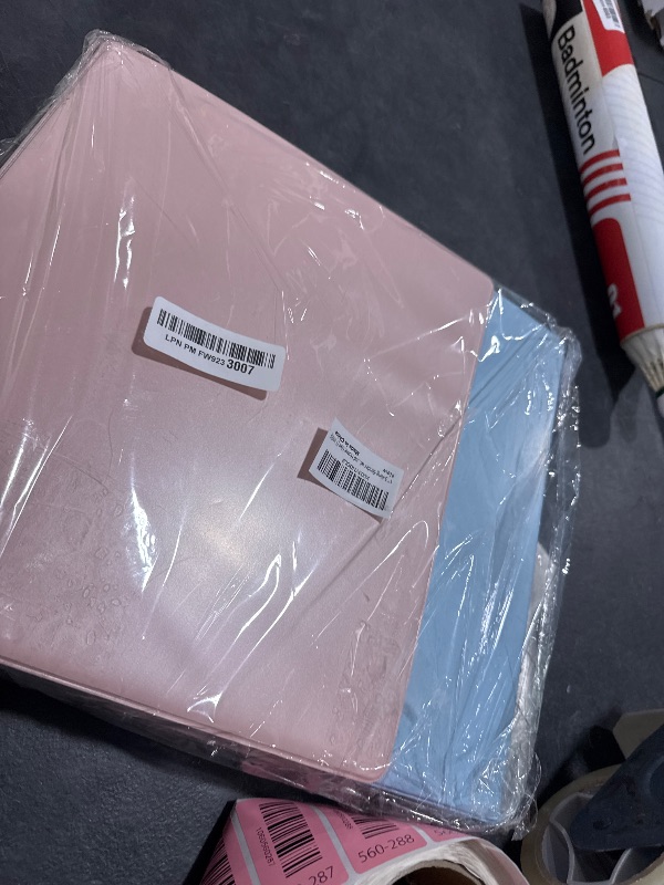 Photo 1 of 1'' 3-Ring-Binder with Pockets, 200 Sheets Capacity, 1 inch Binders fits 11" x 8.5" US Letter Size, Assorted 4 Pastel Colors - Ideal for School, Office, and Home Use (1 inch)