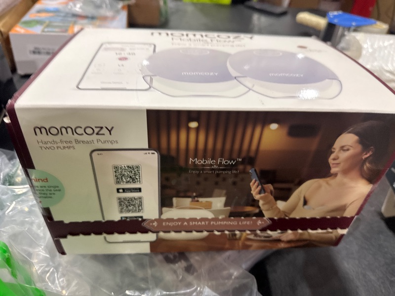 Photo 1 of Momcozy Wearable Breast Pump, Hands Free Upgraded Mobile Flow | M9, App Discreet Control with Personalized Multi-Modes & 15 Levels, Wearable Breast Pump 24mm, 2 Pack Cozy Red