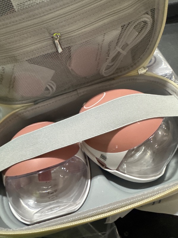 Photo 1 of Momcozy Wearable Breast Pump, Hands Free Upgraded Mobile Flow | M9, App Discreet Control with Personalized Multi-Modes & 15 Levels, Wearable Breast Pump 24mm, 2 Pack Cozy Red