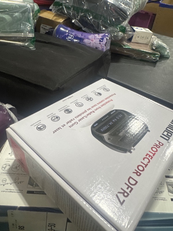 Photo 1 of Uniden DFR7 Super Long Range Wide Band Laser/Radar Detector, Built-in GPS w/Mute Memory, Voice Alerts, Red Light & Speed Camera Alerts, OLED Display, Black