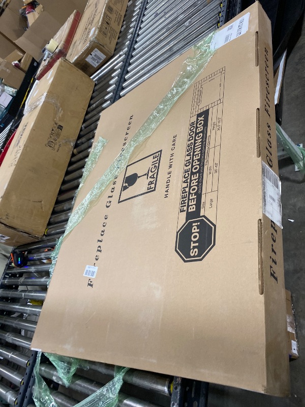 Photo 1 of FIREPLACE GLASS FIRESCREEN LARGE 36"-43" WIDTH