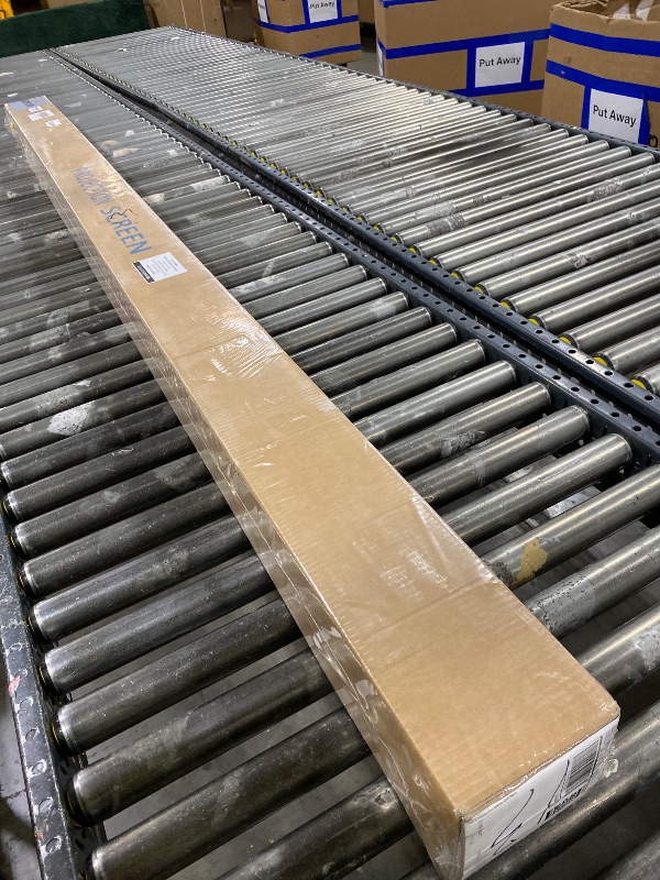 Photo 1 of 110" Motorized Projector Screen - Indoor and Outdoor Movies Screen 110 inch Electric 16:9 Projector Screen W/Remote Control