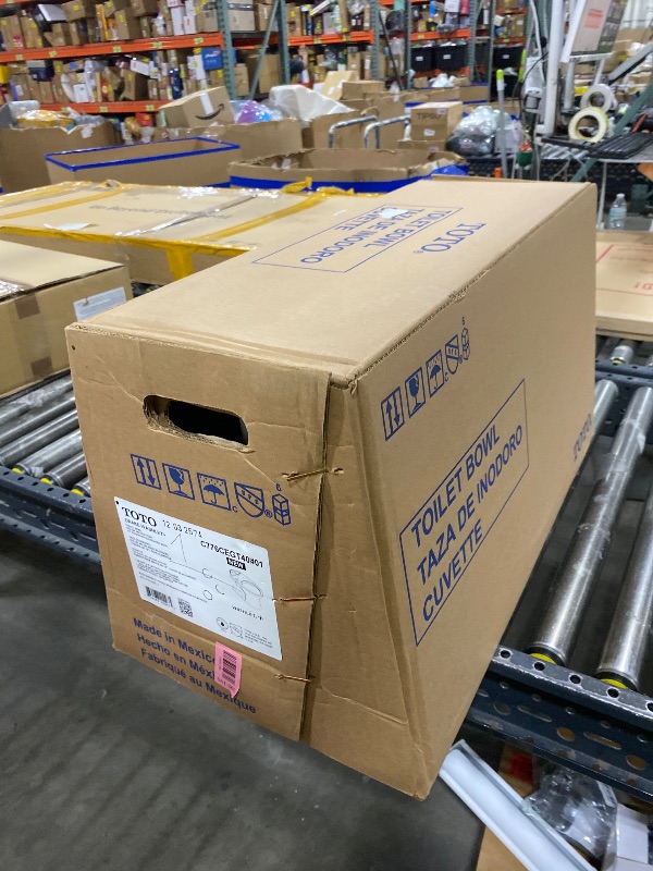 Photo 1 of TOTO Drake Elongated TORNADO FLUSH Toilet Bowl, WASHLET+ Ready, Cotton White - C776CEGT40#01