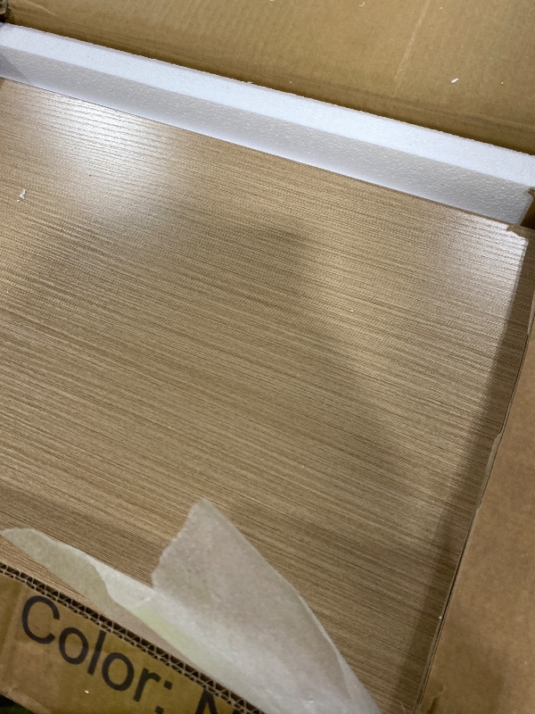 Photo 1 of FONTOI Buffet Cabinet, Sideboard Fluted Cabinet Modern Kitchen Buffet Storage Cabinets with Doors and Shelves, Wood Farmhouse Coffee Bar Station for Entryway & Dining Room & Living Room, Natual Oak