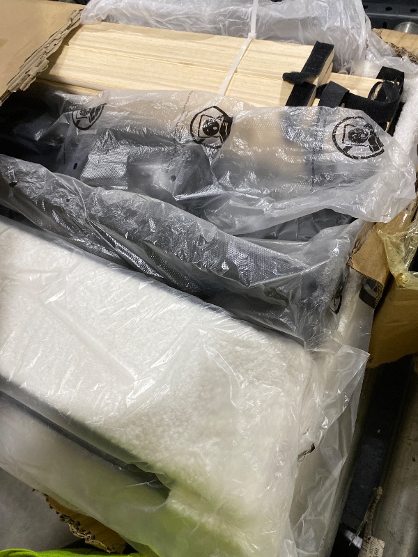 Photo 1 of viplov Queen Bed Frame,Teddy Velvet Modern Platform Bed Frame with Upholstered Headboard, Mattress Foundation, No Box Spring Required, Beige