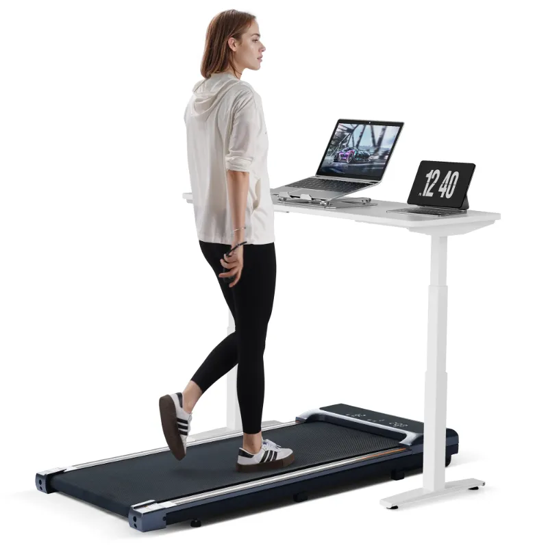 Photo 1 of *********READ CLERK NOTES*********
Naipo Walking Pad Under Desk Treadmill with Remote Control Lightweight 2 in 1 Exercise Treadmill 0.6 to 3.8 Speed Range for Home Office Workout