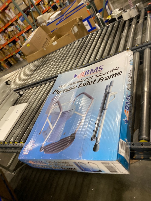 Photo 1 of Loyoda Toilet Safety Rails,Height-Adjustable Toilet Frame Width-Adjustable Toilet Handles Foldable Toilet Rail Provides Support for Seniors ? Pregnant ?Disabled ?Gray?