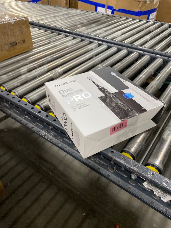 Photo 1 of Aquasonic Duo Series PRO UV - ADA Accepted Electric Toothbrushes with UV Sanitizer - Inductive Charging Base - 5 Modes with Smart Timers - 10 Proflex Brush Heads & 2 Travel Cases