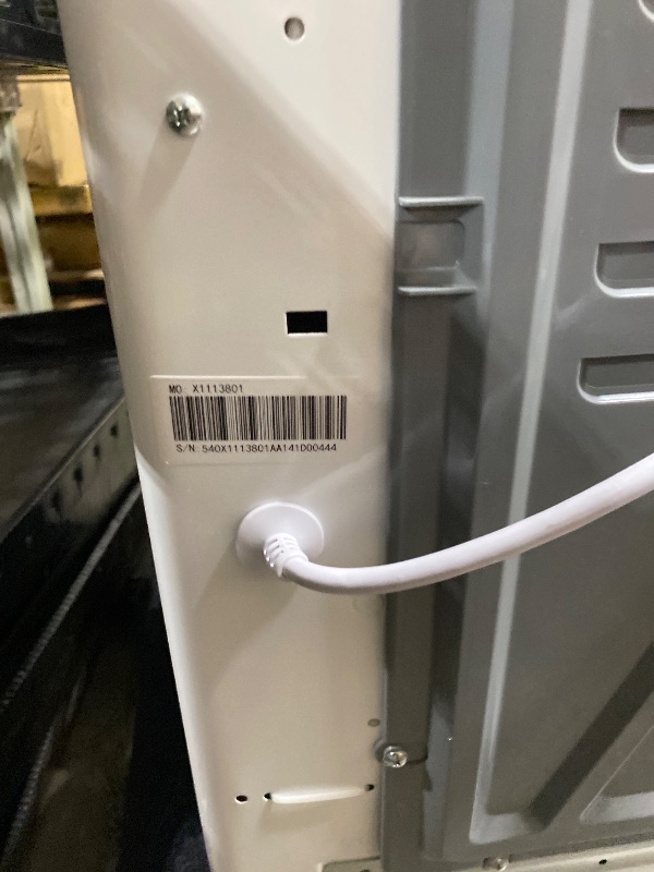 Photo 1 of BLACK+DECKER 3.0 Cu. Ft. Portable Washer, 26.5 lb. Capacity Washing Machine, 6 Cycles, Quick Connect Sink Adapter and Drain Hose Included, Transparent Lid & LED Display, BPW30MW, White