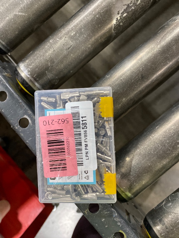 Photo 1 of 104Pcs Shelf Pins Kit,4 Styles Nickel Plated Shelf Support Pegs,Bookshelf Pegs for Shelves,Cabinet Shelf Bracket Pegs Shelf Pins Holders for Kitchen Furniture & Closet ( 5mm & 1/4inch )