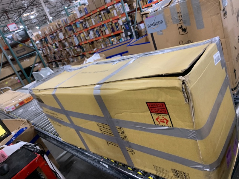 Photo 1 of Seville Classics Heavy Duty NSF Bin Rack Solid Steel Wire Shelving Storage Unit, Patented Organizer for Garage, Warehouse, Office, Restaurant, Classroom, Kitchen, Translucent, Includes 21 Bins