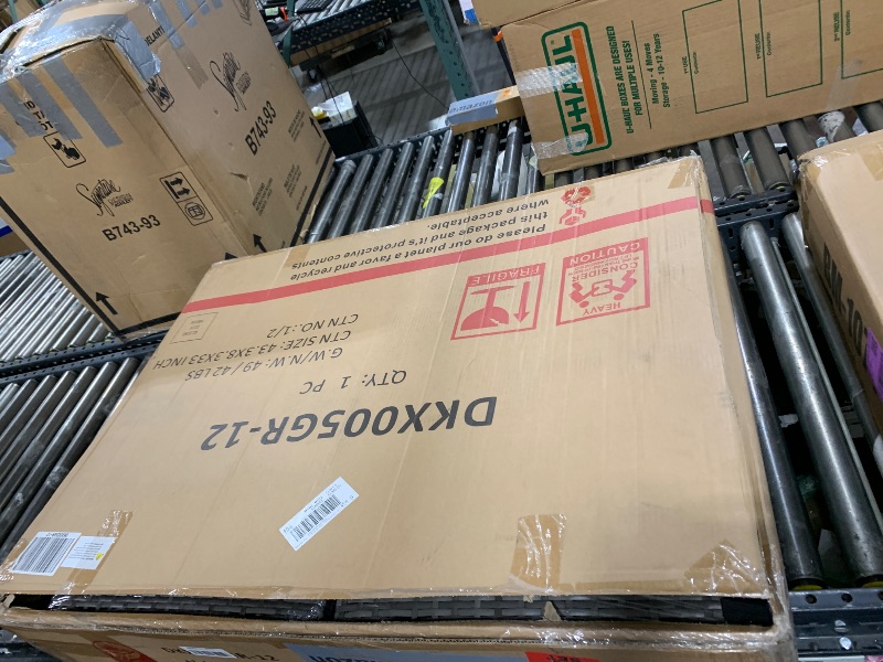 Photo 1 of Wisteria Lane 4 Piece Patio Furniture Set, Wicker Outdoor Patio Conversation Furniture Set, All Weather Outdoor Patio Sofa with Cushion and Glass Table, Ash Gray