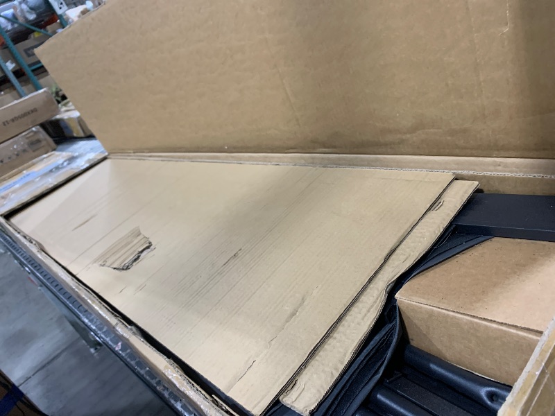 Photo 1 of Realhotan 75Inch Queen Loft Bed with Ladder and High Guardrail, No Box Spring Required,Space-Saving,No Sagging Metal Slat Support Heavy Duty Bedframe, Black