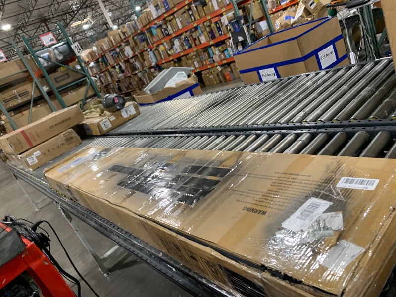 Photo 1 of Realhotan 75Inch Queen Loft Bed with Ladder and High Guardrail, No Box Spring Required,Space-Saving,No Sagging Metal Slat Support Heavy Duty Bedframe, Black