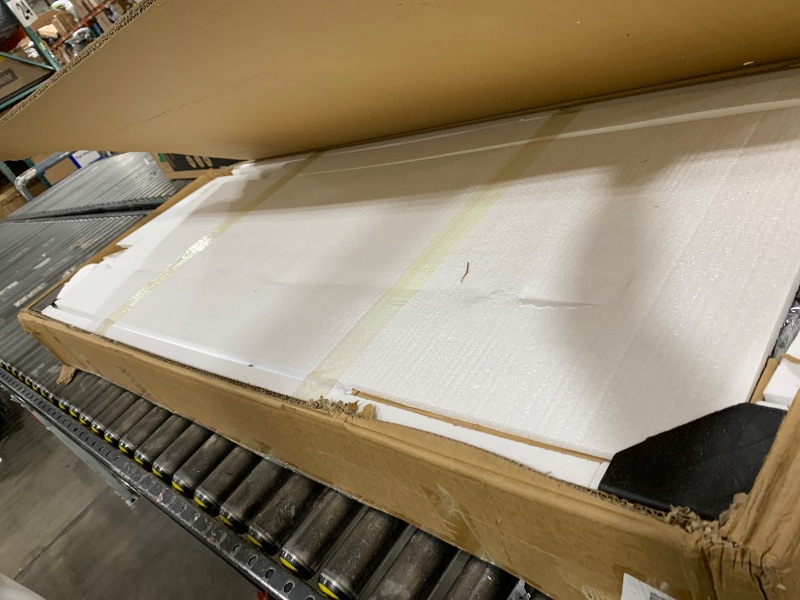 Photo 1 of Ieejdn 59" Home Office Desks, Executive Desk, Farmhouse Computer Desk with 7 Drawers and Charging Station, File Drawer, Rustic Computer Writing Desk,Antique Cream