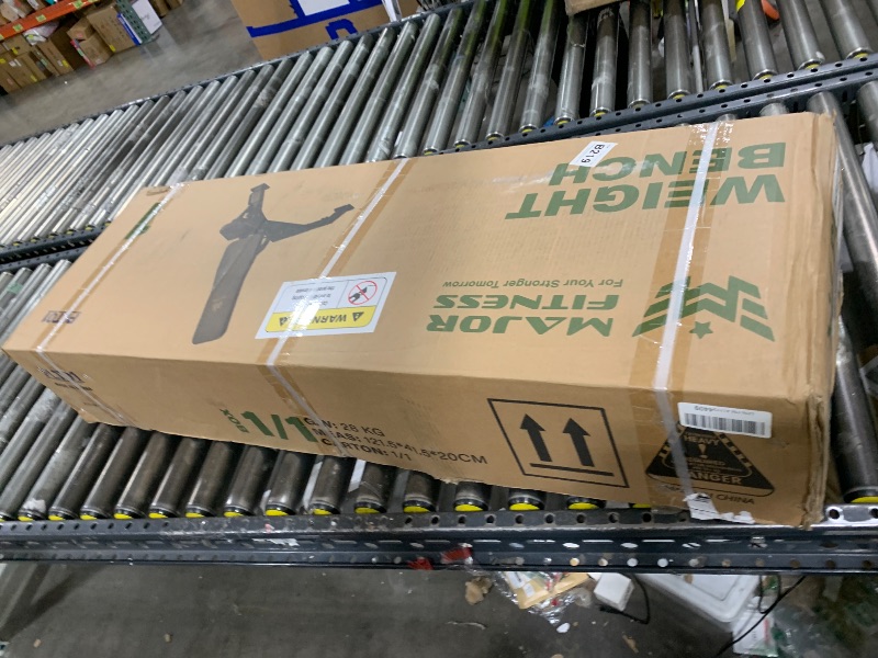 Photo 1 of MAJOR FITNESS Adjustable Weight Bench (Elite Version) - 1300LBS Capacity, 32 Positions for Strength Training, Bench Press, and Full-Body Workouts for Home or Garage Gym, Black