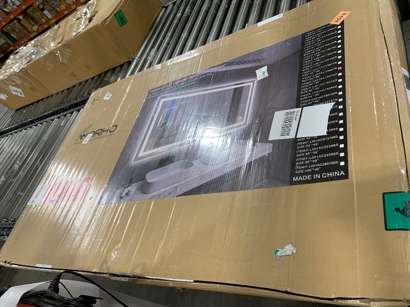 Photo 1 of Amorho LED Bathroom Mirror, 72" X36" with Front Light and Backlit, Large Wall Mirrors with Anti-Fog, Dimmable, Shatter-Proof, Memory, 3 Colors, Mountable LED Vanity Mirror
