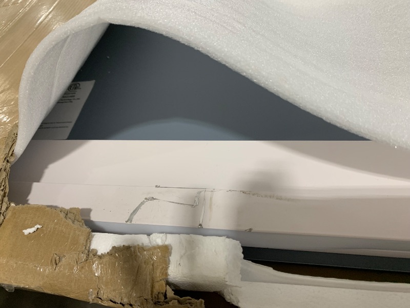 Photo 1 of **GLASS SCRATCHED** LOAAO 72”X40“ RGB LED Bathroom Mirror with Lights, Large, Anti-Fog, Dimmable Smart Lighted Bathroom Vanity Mirror, Multiple Light Modes, RGB Backlit + Front Light, Memory Function, Tempered Glass