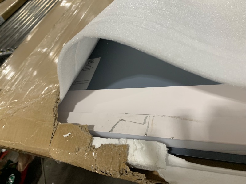 Photo 1 of **GLASS SCRATCHED** LOAAO 72”X40“ RGB LED Bathroom Mirror with Lights, Large, Anti-Fog, Dimmable Smart Lighted Bathroom Vanity Mirror, Multiple Light Modes, RGB Backlit + Front Light, Memory Function, Tempered Glass