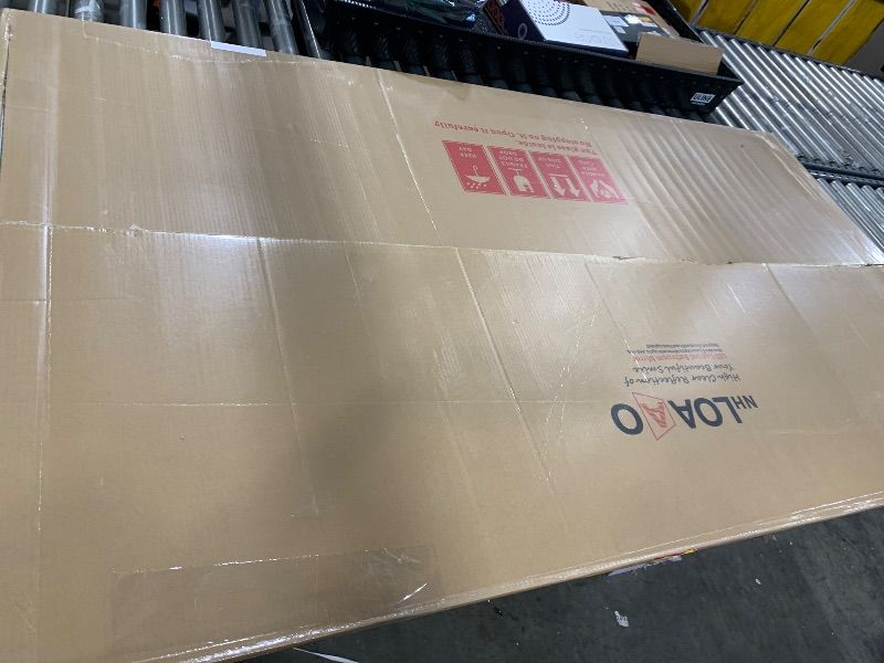 Photo 1 of **GLASS SCRATCHED** LOAAO 72”X40“ RGB LED Bathroom Mirror with Lights, Large, Anti-Fog, Dimmable Smart Lighted Bathroom Vanity Mirror, Multiple Light Modes, RGB Backlit + Front Light, Memory Function, Tempered Glass