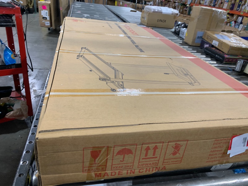 Photo 1 of Hccsport Treadmill with Incline, 3 in 1 Under Desk Treadmill Walking Pad with Removable Desk Workstation 3.5HP Foldable Compact Walking Treadmills for Home Small Office with Wristband Remote Control