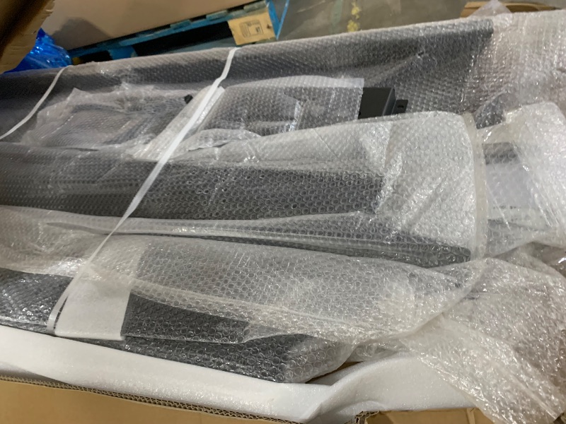 Photo 1 of Cargo Van Partition Safety Bulkhead, Heavy-Duty Steel, Compatible with Ford Transit 150/250/350 Medium Roof, with Lock, Door Handle, Acrylic Custom Window Board,Black