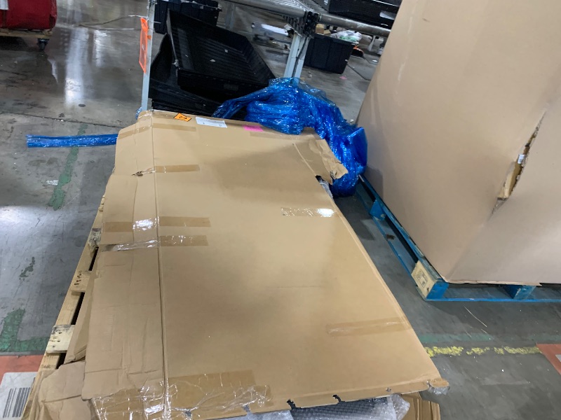 Photo 1 of Cargo Van Partition Safety Bulkhead, Heavy-Duty Steel, Compatible with Ford Transit 150/250/350 Medium Roof, with Lock, Door Handle, Acrylic Custom Window Board,Black