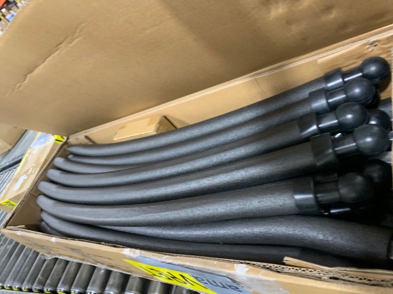 Photo 1 of MISSING MULTIPLE PIECES--------------------------14FT Pumpkin Trampoline for Garden Black/Red Galvanized Steel Frame W-Shape Legs