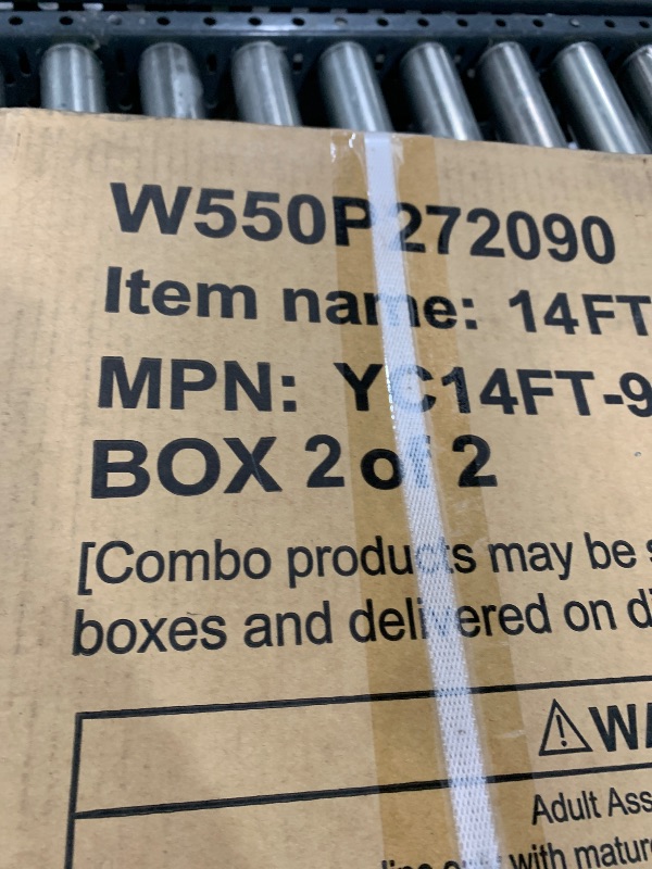 Photo 1 of MISSING MULTIPLE PIECES--------------------------14FT Pumpkin Trampoline for Garden Black/Red Galvanized Steel Frame W-Shape Legs