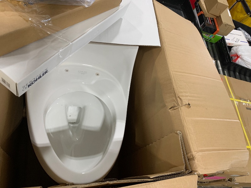 Photo 1 of BROKEN ON BOTTOM OF TOILET******KOHLER 3722-0 San Raphael One-Piece Toilet, Elongated Bowl, 1.28 Gpf With Quiet-Close, White
