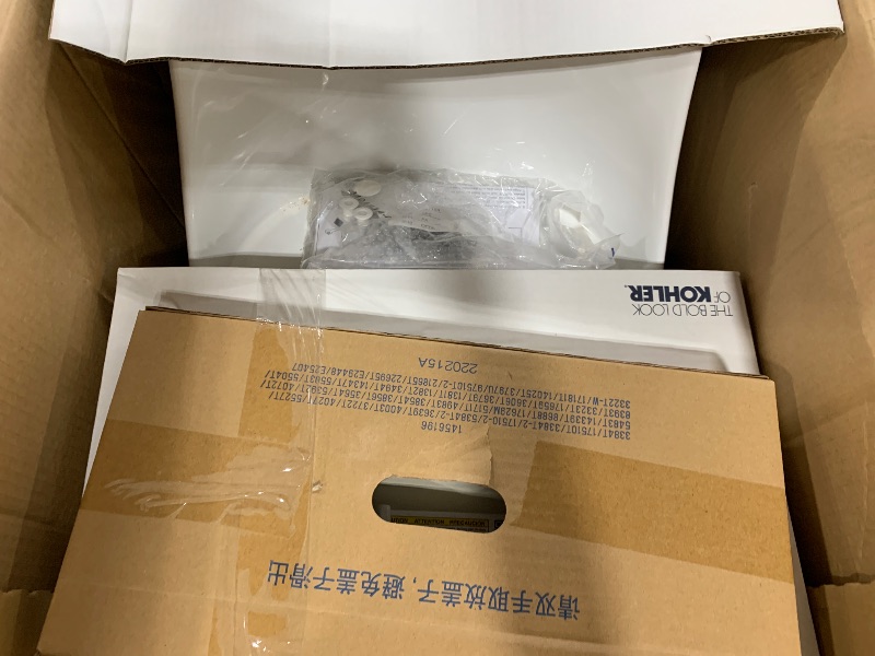 Photo 1 of BROKEN ON BOTTOM OF TOILET******KOHLER 3722-0 San Raphael One-Piece Toilet, Elongated Bowl, 1.28 Gpf With Quiet-Close, White