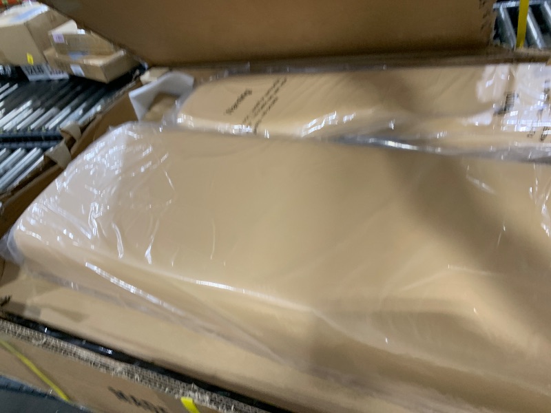 Photo 1 of NOKINS Golf Cart Rear Seat Kit, Back Flip Seat for EZGO TXT 1994.5-UP & Freedom T48 2014+, 1.25-Inch Square Steel Frame, Integrated Seat Belt Mounts, UV-Resistant, High-Density Foam Padding(Tan)
