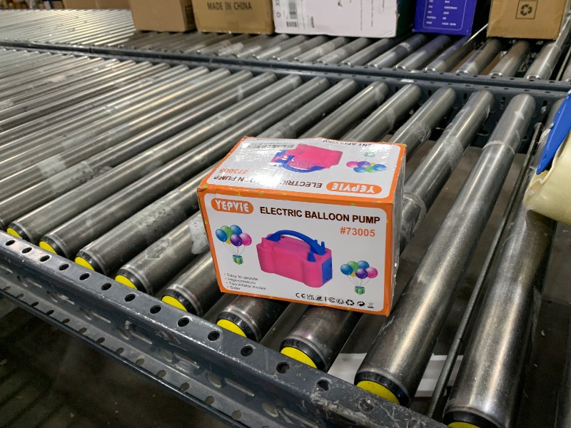 Photo 1 of YEPVIE Electric Balloon Pump, Portable 2 Modes Balloon Blower Machine with 14 Balloon Arch Kits, Air Pump for Balloon, Ballon Inflator for Party Decoration