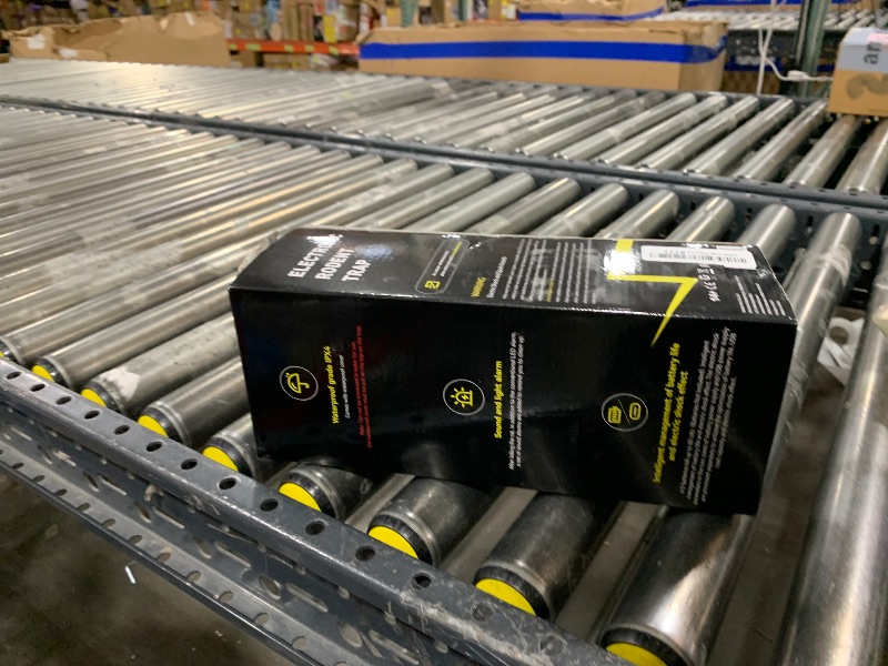 Photo 1 of OWLTRA OW-7 in-/Outdoor Electric Rodent Trap, Instant Kill Mouse & Rat Zapper with Waterproof Cover, Sound & Light Alarm, and Batteries or USB Power Source, Waterproof Grade IPX4, Black