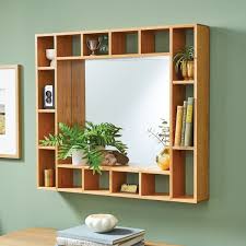 Photo 1 of  Solid Wood Rectangle Wall Mirror