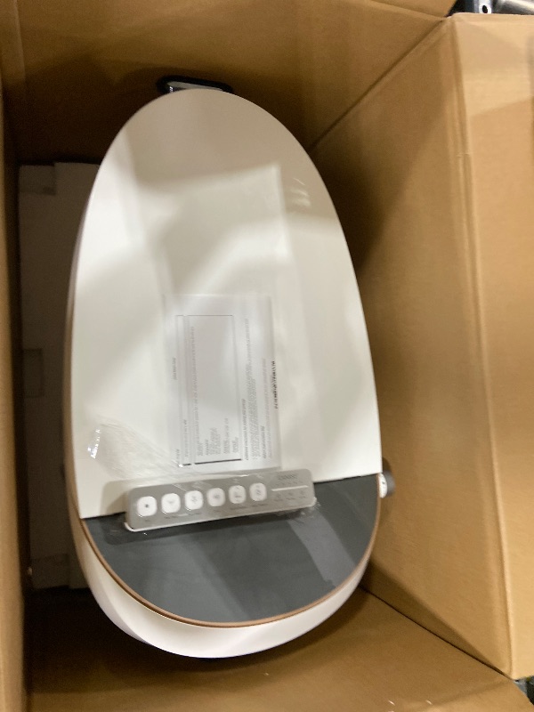 Photo 1 of CANEST Smart Toilet, Smart Toilet with Bidet Built in, ADA Comfort Height, Intelligent Temp Control, Foot Sensor Operation, Warm Water, Heated Seat, Air Dryer, Digital Display (TC-100GE)