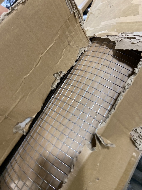 Photo 1 of Hardware Cloth 48inx100ft 1/2 Inch Galvanized, Chicken Wire Fence Chicken Rabbit Snake cage Wire Fence Mesh Roll,Garden Plant Welded Metal Wire Fence,Poultry Animal Netting cage Screen.