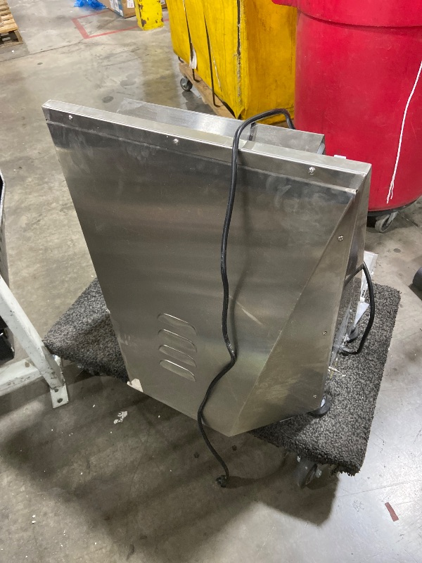 Photo 1 of VEVOR Commercial Pizza Pasta Machine Diameter 3 to 12 Inch, Electric Dough Roller 370W 260 Hour Adjustable Stainless Steel