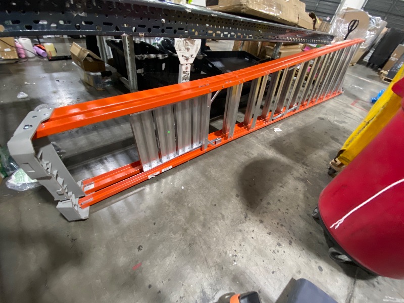 Photo 1 of Louisville Ladder 12-Foot Fiberglass Platform Step Ladder, 300-Pound Load Capacity, Type IA, FXP1712