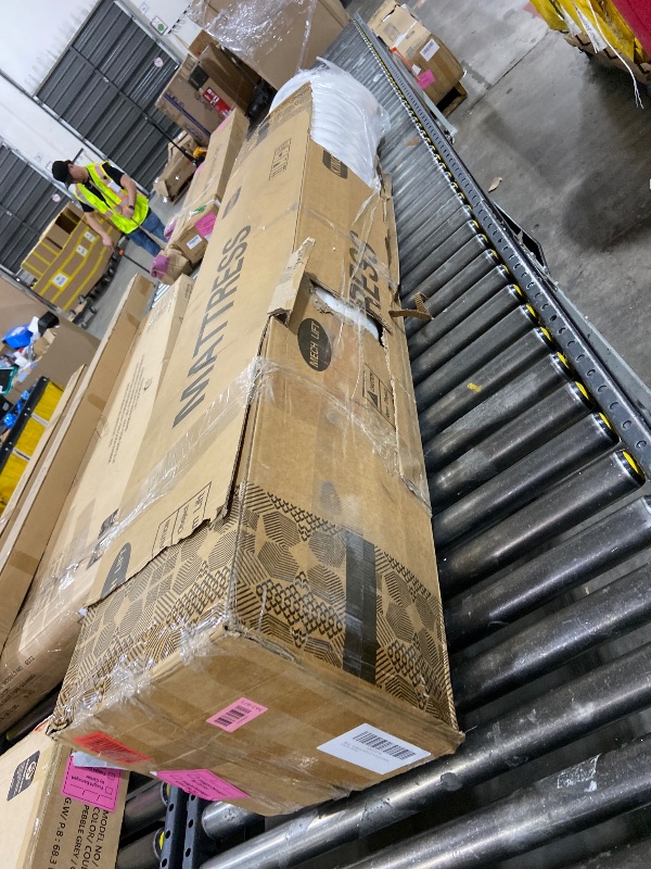 Photo 1 of King Size Mattress 14Inch, Medium Firm Fiberglass-Free Hybrid Mattress Memory Foam Individually Pocket Coils with Excellent Edge Support, King Size Bed in a Box, Zone Support for Back Pain Relief