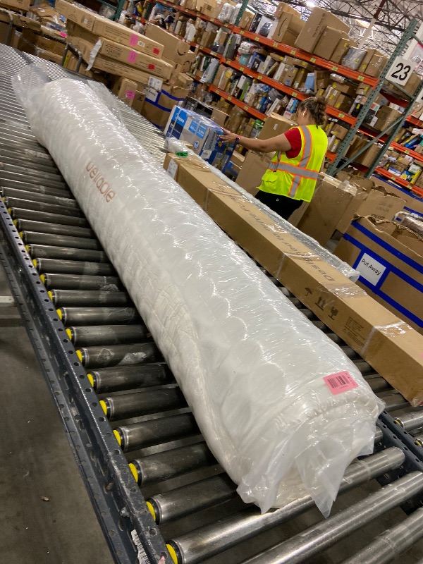 Photo 1 of King Size Mattress 14Inch, Medium Firm Fiberglass-Free Hybrid Mattress Memory Foam Individually Pocket Coils with Excellent Edge Support, King Size Bed in a Box, Zone Support for Back Pain Relief