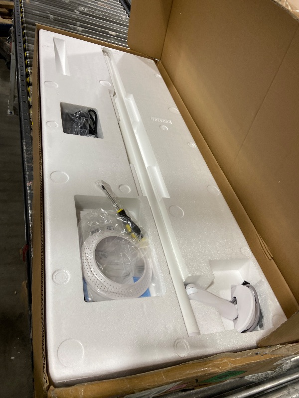 Photo 1 of 32-Inch Portable Smart TV on Wheels with Touch Screen Monitor | 8G RAM +128G Storage | 8-core CPU Qualcomm | Built-in 6-8H Battery | 8MP Webcam | Android 13 OS | Full Swivel Rotation | Remote Control