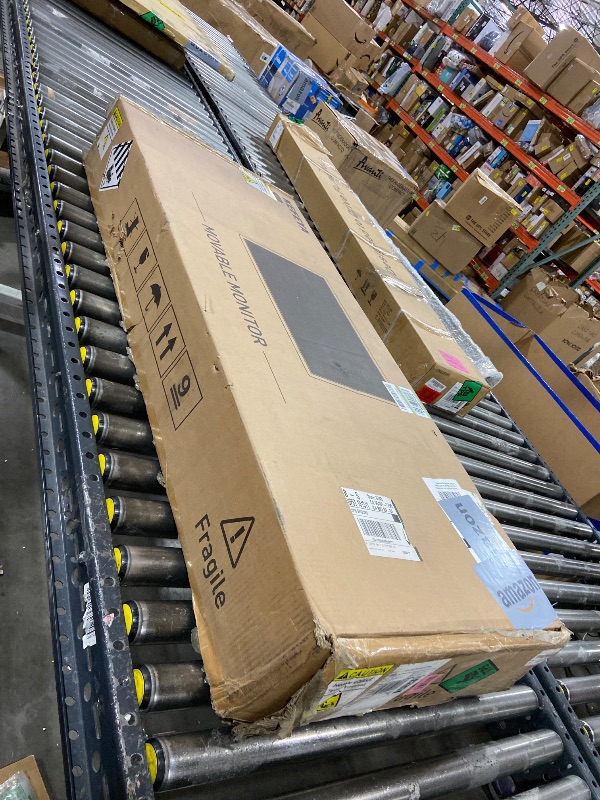 Photo 1 of 32-Inch Portable Smart TV on Wheels with Touch Screen Monitor | 8G RAM +128G Storage | 8-core CPU Qualcomm | Built-in 6-8H Battery | 8MP Webcam | Android 13 OS | Full Swivel Rotation | Remote Control