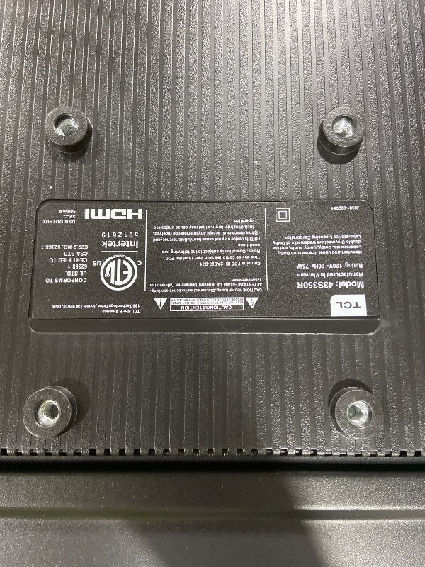 Photo 1 of TCL 43-Inch Class S3 1080p LED Smart TV with Roku TV (43S350R, 2023 Model), Compatible with Alexa, Google Assistant, and Apple HomeKit Compatibility, Streaming FHD Television