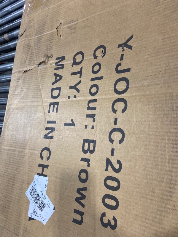 Photo 1 of MAJOR DAMAGE--------------MISSING MULTIPLE PIECES ----------------------SELLING FOR PARTS --------------------------------ENTERTAINMENT CENTER--DIMENSIONS IN PHOTOS